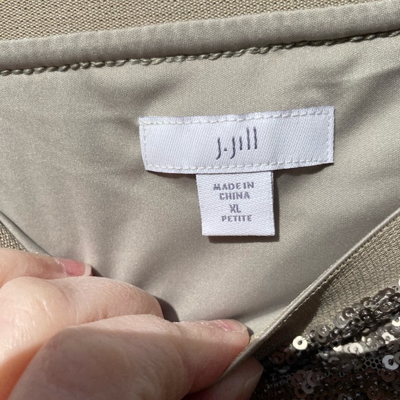 J.Jill Sequin skirt - Picture 4 of 8